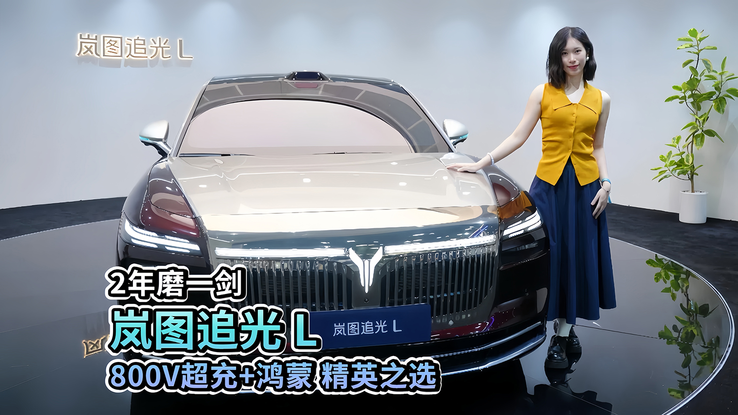 2年磨一剑 岚图追光L 800V超充+鸿蒙 精英之选