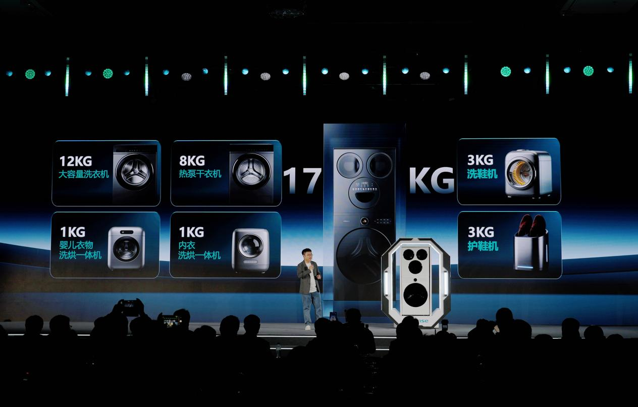 海信洗衣机推出全球首创6合1热泵洗护站，用0.5m³空间颠覆家庭健康洗护...