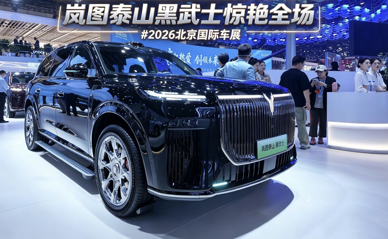 埃文·凯尔逛展岚图 岚图泰山黑武士2026北京车展惊艳全场