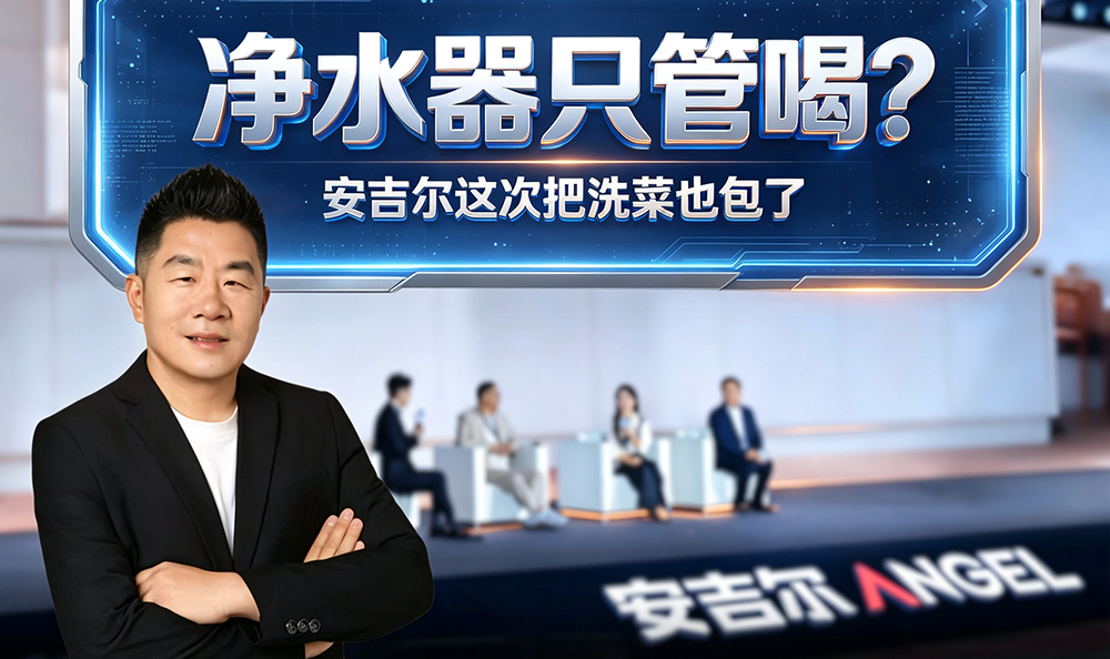 净水器只管喝?安吉尔这次把洗菜也包了